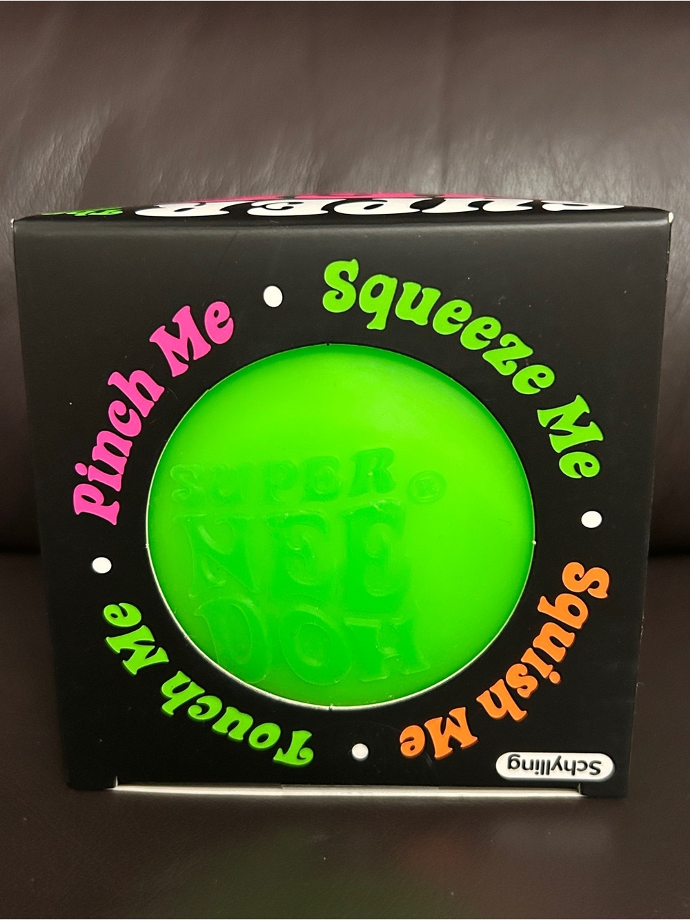 NeeDoh Super Groovy Glob Squishy Stress Ball Schylling Sensory Toy Green NEW
